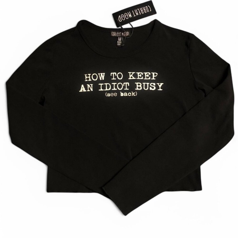 Dolls Kill Gotcha Idiot Graphic Tee